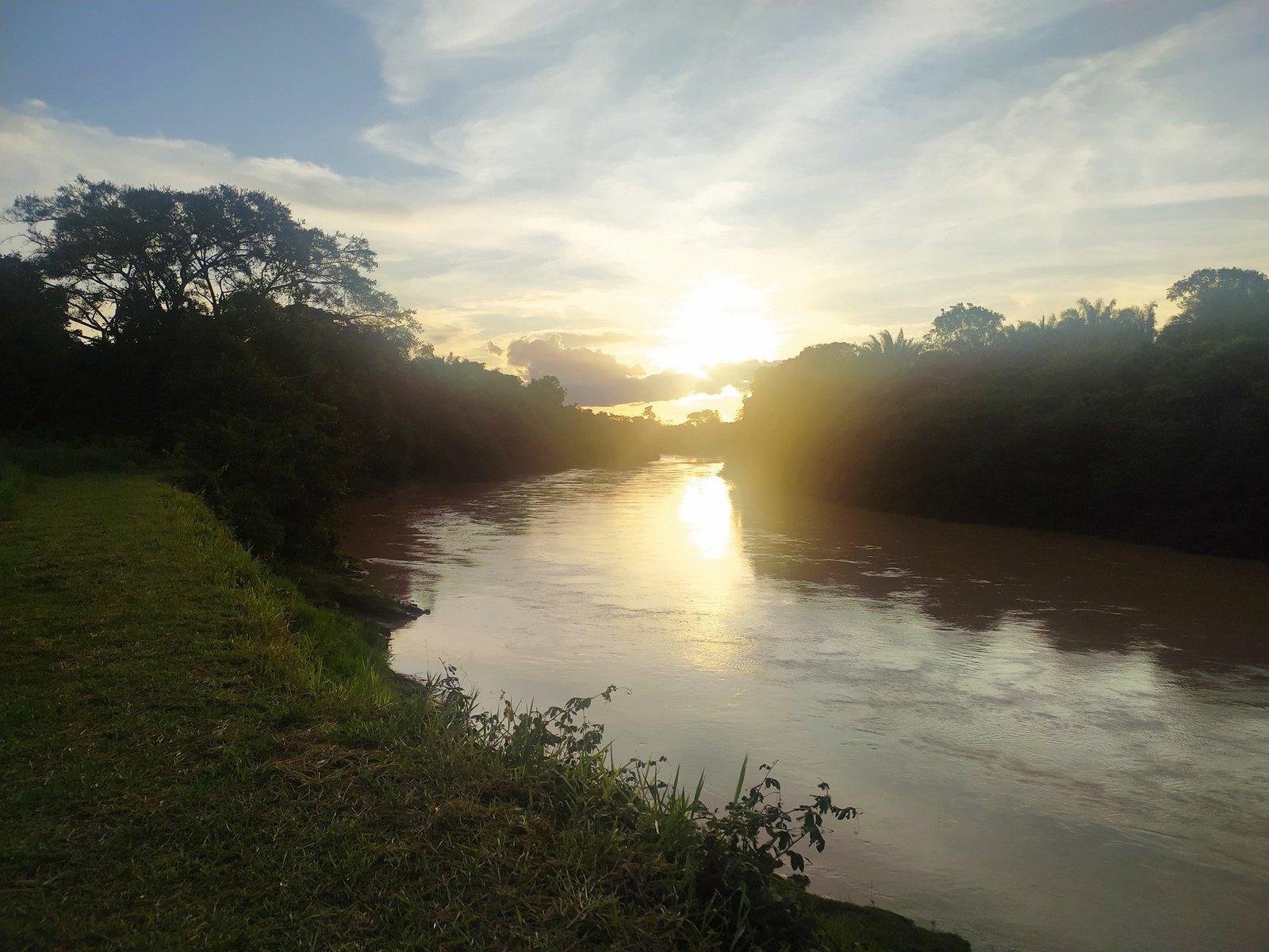 Sunset over the Ariporo River